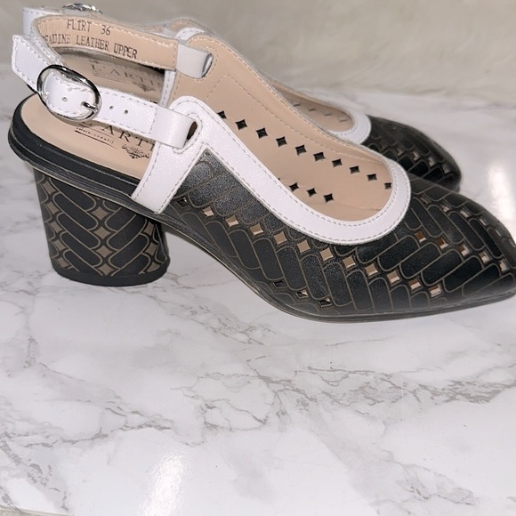 L'artiste Black and Brown Slingback Heels size 36/US 5 1/2-6 - Picture 10 of 12